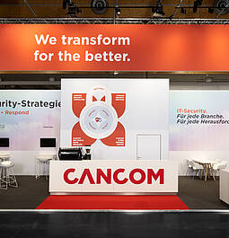Cancom Messestand
