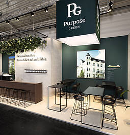 Purpose Green Messestand